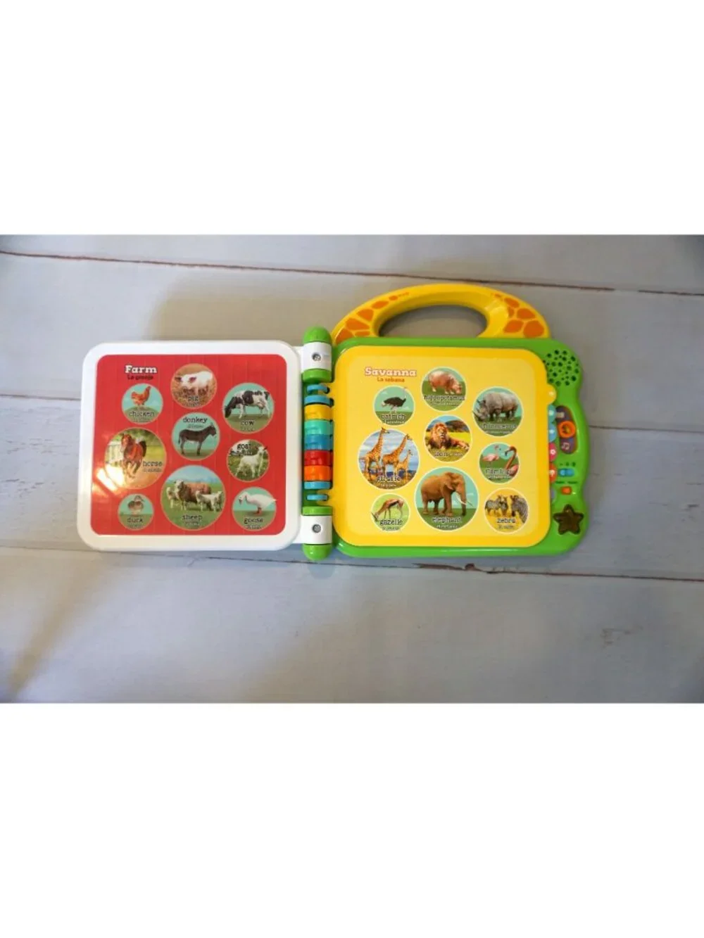 LeapFrog Kids Multicolor 100 Animals Book – Interactive